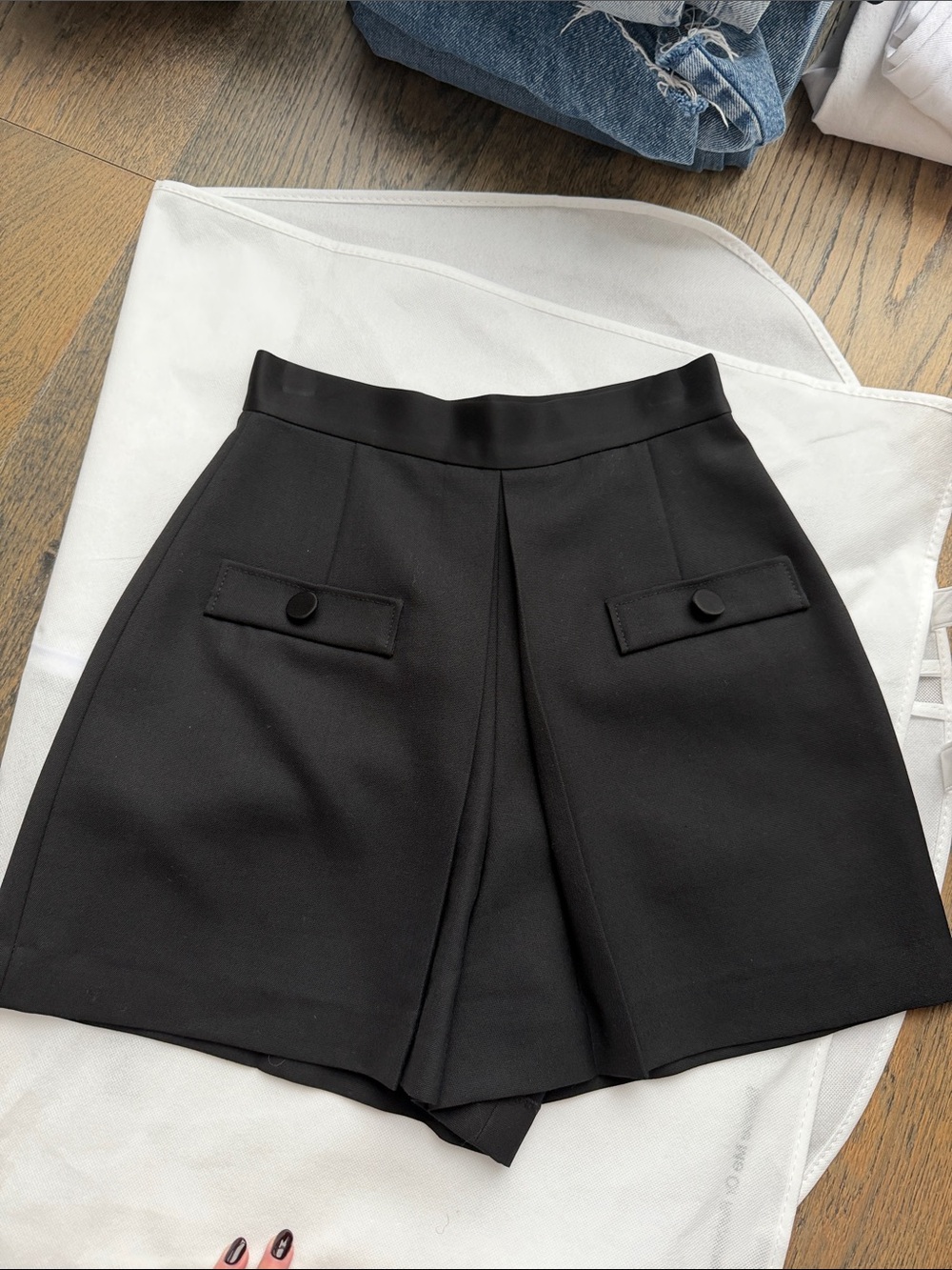 Sandro Hugo Black Shorts